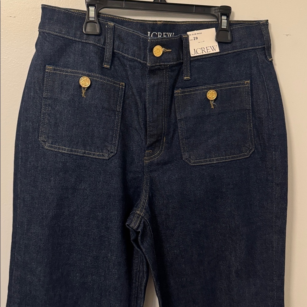 NWT J. Crew Slim-wide jean with sailor pockets 29 - Picture 5 of 9